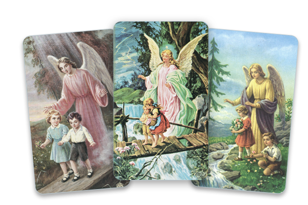 angels memorial card
