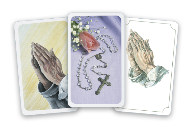 religious memorial card
