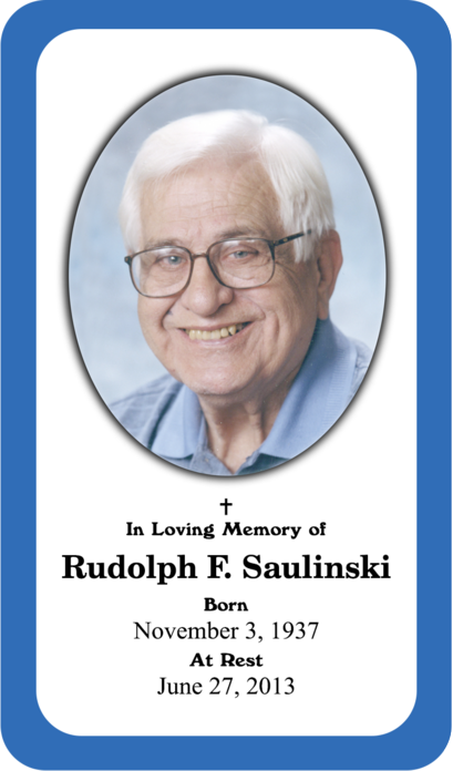 funeral program front layout